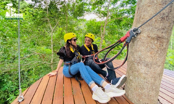 Hành trình Zipline Canopy trong rừng 90 - 120p