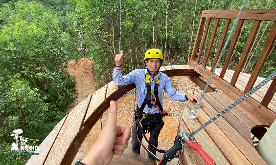 Hành trình Zipline Canopy trong rừng 90 - 120p