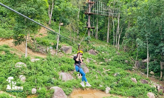 Hành trình Zipline Canopy trong rừng 90 - 120p