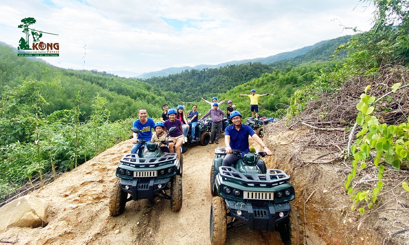 Lái xe địa hình ATV xuyên rừng 45' - 60' phút